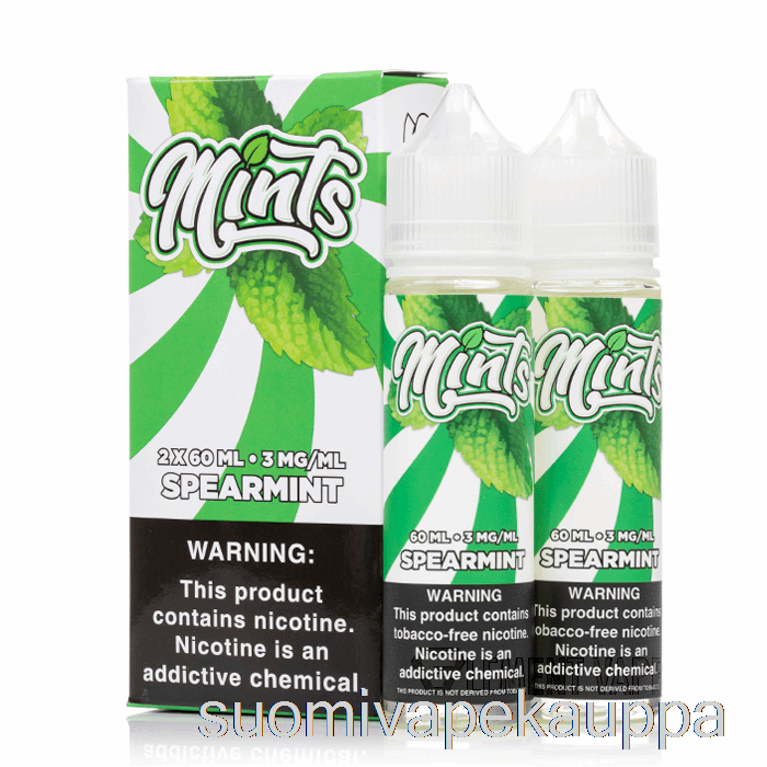 Vape Nesteet Viherminttu - Mints Vape Co - 120ml 6mg